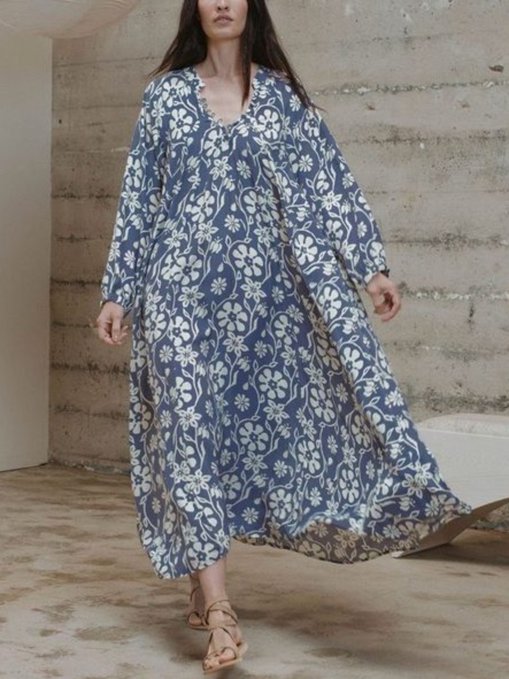 NATALIE MARTIN SILK FIORE GOWN